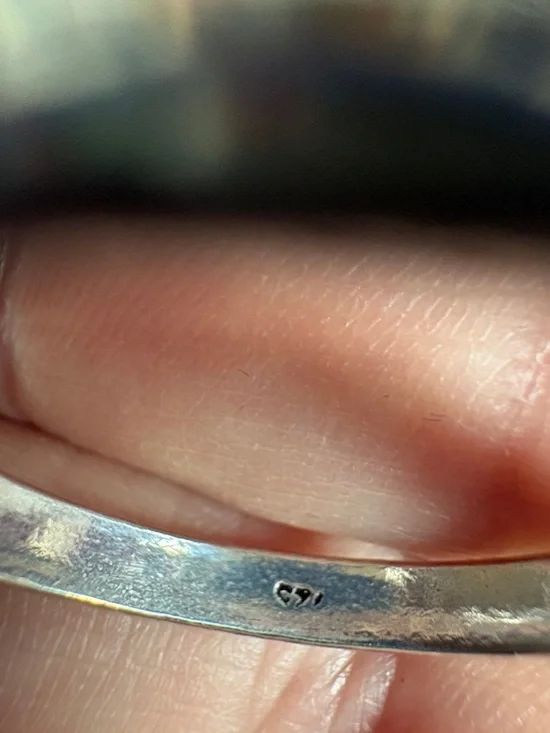 Wild Horse Jasper 925 silver plated ring Sz 10.25 - Picture 4 of 6